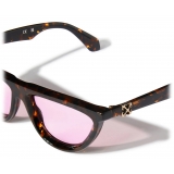 Off-White - Jasper Sunglasses - Brown Havana Pink - Luxury - Off-White Eyewear