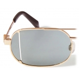 Off-White - Occhiali da Sole Lynn - Oro/Grigio - Luxury - Off-White Eyewear