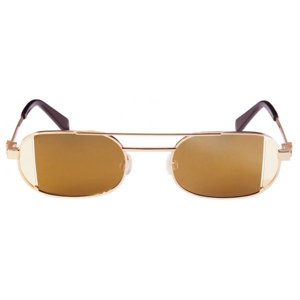 Off-White - Lynn Sunglasses - Gold/Brown - Luxury - Off-White Eyewear