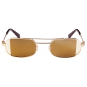 Off-White - Lynn Sunglasses - Gold/Brown - Luxury - Off-White Eyewear