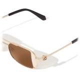 Off-White - Lynn Sunglasses - Gold/Brown - Luxury - Off-White Eyewear