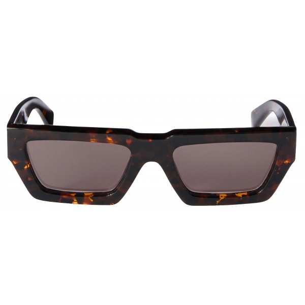 Off-White - Manchester Sunglasses - Havana Brown/Dark Grey - Luxury - Off-White Eyewear