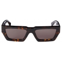 Off-White - Occhiali da Sole Manchester - Marrone Havana/Grigio Scuro - Luxury - Off-White Eyewear
