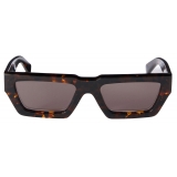 Off-White - Occhiali da Sole Manchester - Marrone Havana/Grigio Scuro - Luxury - Off-White Eyewear