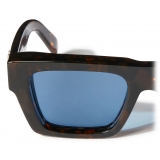 Off-White - Oregon Sunglasses - Brown Havana/Blue - Luxury - Off-White Eyewear