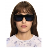 Off-White - Oregon Sunglasses - Brown Havana/Blue - Luxury - Off-White Eyewear