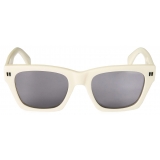 Off-White - Valdez Sunglasses - White Dark Grey - Luxury - Off-White Eyewear