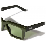 Off-White - Occhiali da Sole Windsor - Verde Militare/Verde - Luxury - Off-White Eyewear