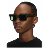 Off-White - Occhiali da Sole Windsor - Verde Militare/Verde - Luxury - Off-White Eyewear