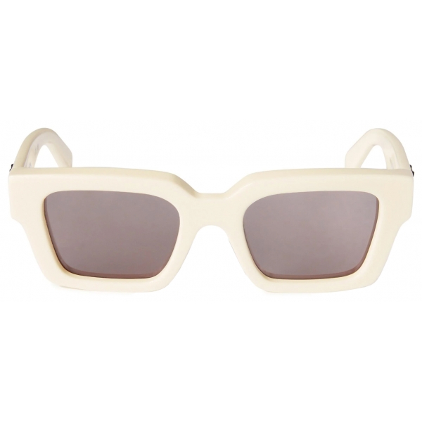Off-White - Occhiali da Sole Virgil - Bianco/Grigio Scuro - Luxury - Off-White Eyewear