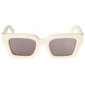 Off-White - Virgil Sunglasses - White/Dark Gray - Luxury - Off-White Eyewear