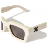 Off-White - Virgil Sunglasses - White/Dark Gray - Luxury - Off-White Eyewear