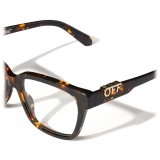 Off-White - Occhiali da Vista Style 7C - Marrone Havana - Luxury - Off-White Eyewear