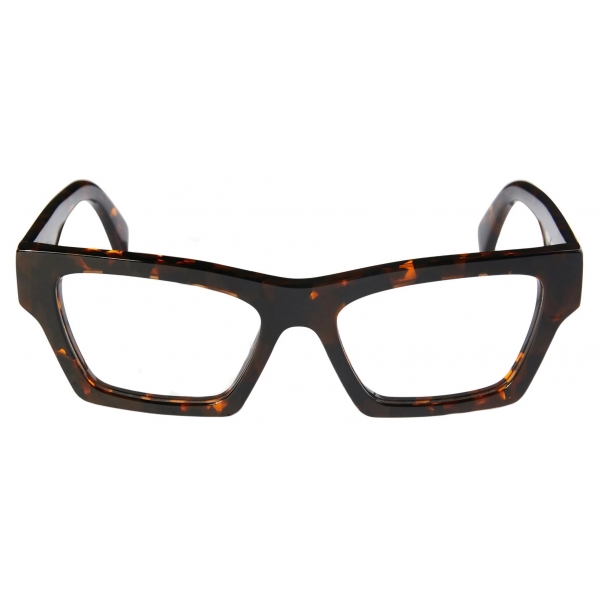 Off-White - Occhiali da Vista Style 7X - Marrone Havana - Luxury - Off-White Eyewear