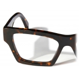 Off-White - Occhiali da Vista Style 7X - Marrone Havana - Luxury - Off-White Eyewear