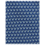 Viola Milano - Cravatta in Seta con Stampa Animalier - Elefante Blu Navy - Handmade in Italy - Luxury Exclusive Collection