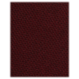 Viola Milano - Cravatta Artisan Solid Senza Risvolto 100% Cashmere - Amarone - Handmade in Italy - Luxury Exclusive Collection