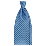Viola Milano - Artisan Square Selftipped Silk Tie - Mare - Handmade in Italy - Luxury Exclusive Collection