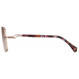 Cazal - Vintage 9508 - Legendary - Prugna Oro Rosa - Occhiali da Sole - Cazal Eyewear
