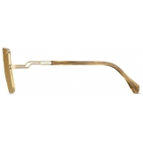 Cazal - Vintage 9508 - Legendary - Oro Bianco Latteo - Occhiali da Sole - Cazal Eyewear