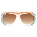 Cazal - Vintage 868 - Legendary - Milky White Orange - Sunglasses - Cazal Eyewear