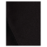 Viola Milano - Papillon in Grosgrain Nero da Annodare - Handmade in Italy - Luxury Exclusive Collection