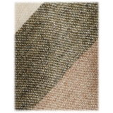 Viola Milano - Cravatta a Righe, 3 Pieghe, 100% Cashmere - Mix Mimetico - Handmade in Italy - Luxury Exclusive Collection