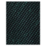 Viola Milano - Cravatta a Righe in Tessuto Granatina/Shantung - Club Mix - Handmade in Italy - Luxury Exclusive Collection
