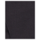 Viola Milano - Charcoal Ready-Tie Grosgrain Bow-Tie - Handmade in Italy - Luxury Exclusive Collection