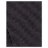 Viola Milano - Charcoal Ready-Tie Grosgrain Bow-Tie - Handmade in Italy - Luxury Exclusive Collection