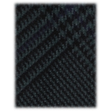 Viola Milano - Cravatta a Quadri in Cashmere Arrotolata a Mano - Foresta Mix - Handmade in Italy - Luxury Exclusive Collection