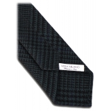 Viola Milano - Cravatta a Quadri in Cashmere Arrotolata a Mano - Foresta Mix - Handmade in Italy - Luxury Exclusive Collection