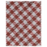 Viola Milano - Cravatta in Lana Lavorata a Mano a Quadri - Rosso Mix - Handmade in Italy - Luxury Exclusive Collection