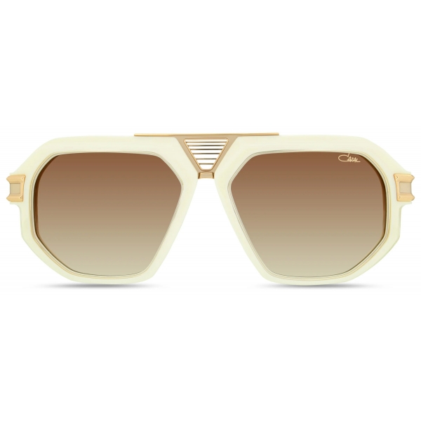 Cazal - Vintage 684 - Legendary - Bianco Latteo Oro - Occhiali da Sole - Cazal Eyewear