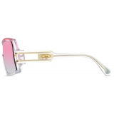 Cazal - Vintage 858 - Legendary - Cristallo Oro Bordeaux - Occhiali da Sole - Cazal Eyewear