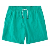 Viola Milano - Costume da Bagno Classico Tinta Unita - Menta - Handmade in Italy - Luxury Exclusive Collection