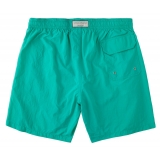 Viola Milano - Costume da Bagno Classico Tinta Unita - Menta - Handmade in Italy - Luxury Exclusive Collection