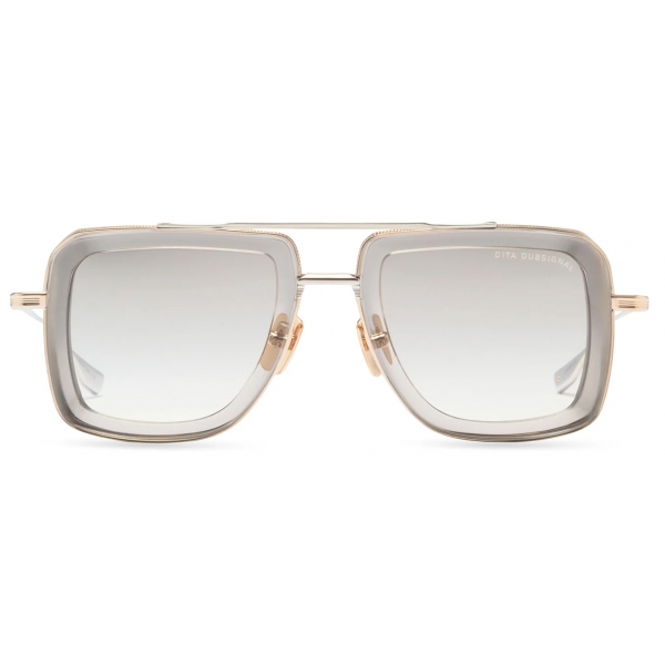 DITA - Dubsignal Sunglasses - White Gold Grey Crystal - DTS465 - Sunglasses - DITA Eyewear