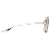 DITA - Dubsignal Sunglasses - White Gold Grey Crystal - DTS465 - Sunglasses - DITA Eyewear