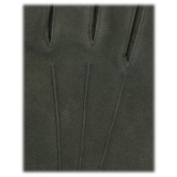 Viola Milano - Guanti in Pelle Scamosciata con Fodera in Cashmere - Foresta - Handmade in Italy - Luxury Exclusive Collection