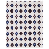 Viola Milano - Clover Floral Untipped Silk Tie - White - Handmade in Italy - Luxury Exclusive Collection