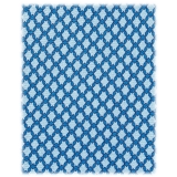 Viola Milano - Diamond Chain Selftipped Silk Tie - Sea - Handmade in Italy - Luxury Exclusive Collection