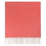 Viola Milano - Sciarpa Double Face 100% Zibellino Cashmere - Mix Rosa - Handmade in Italy - Luxury Exclusive Collection