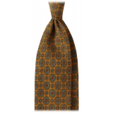 Viola Milano - Essential Italian Printed Wool Package - Tie + Pocket Square - Handmade in Italy - Luxury Exclusive Collection