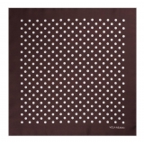 Viola Milano - Pacchetto Essenziale in Lana Stampata - Cravatta + Fazzoletto - Handmade in Italy - Luxury Exclusive Collection