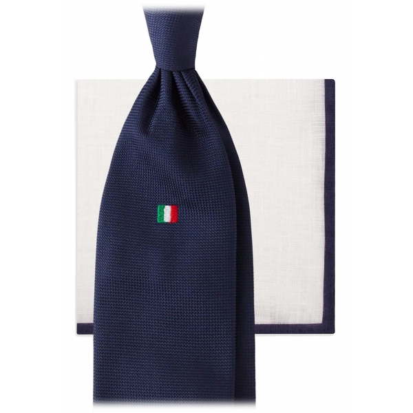 Viola Milano - Pacchetto Essenziale Italiano - Cravatta + Fazzoletto - Handmade in Italy - Luxury Exclusive Collection