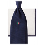 Viola Milano - Essential Italian Package - Tie + Pocket Square - Handmade in Italy - Luxury Exclusive Collection