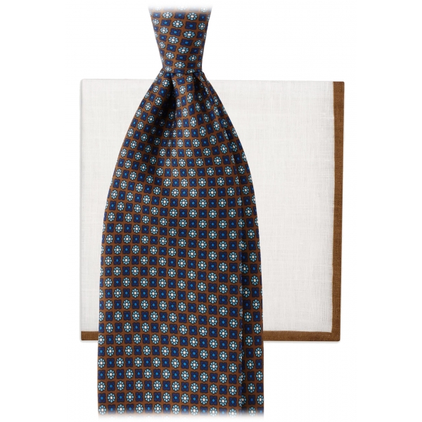 Viola Milano - Essential Italian Silk Package - Tie + Pocket Square - Handmade in Italy - Luxury Exclusive Collection