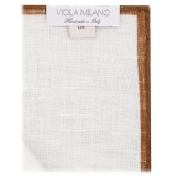 Viola Milano - Pacchetto Essenziale in Seta Italiana - Cravatta + Fazzoletto - Handmade in Italy - Luxury Exclusive Collection