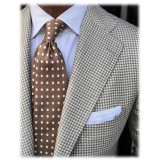 Viola Milano - Essential Italian Silk Package - Tie + Pocket Square - Handmade in Italy - Luxury Exclusive Collection